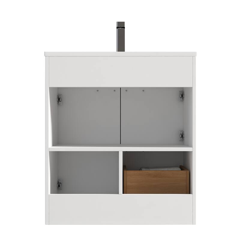 Blossom Hanover 30 Inch Bathroom Vanity with Topmount Ceramic Sink