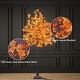 preview thumbnail 3 of 5, 6FT 120LED Artificial Lighted Maple Tree Warm White Fall Decorations Indoor Ourdoor
