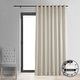 preview thumbnail 3 of 39, Exclusive Fabrics Signature Velvet Extra-wide Grommet Blackout Curtains (1 Panel) - Luxury Home Décor 100 x 96 - Off White