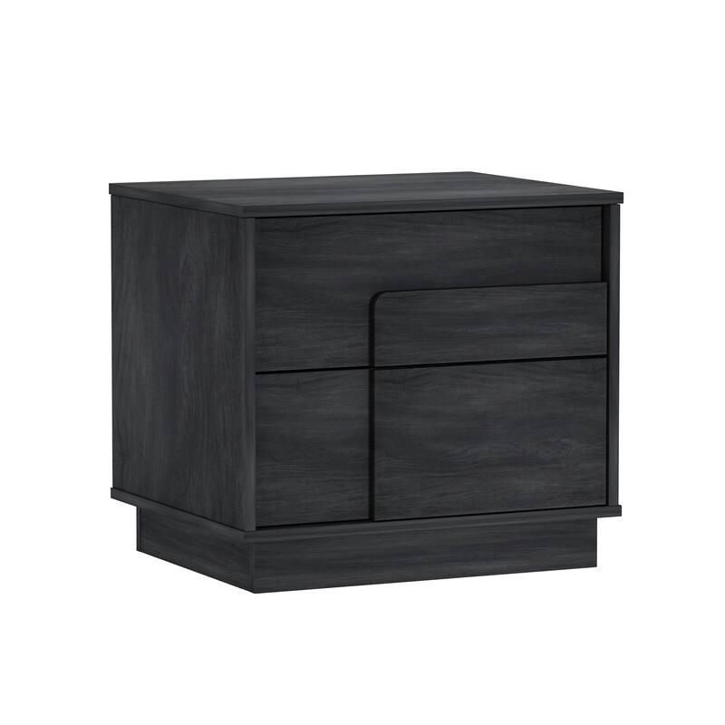 Manhattan Comfort Modern Horizon 2 Drawer Nightstand Set of 2