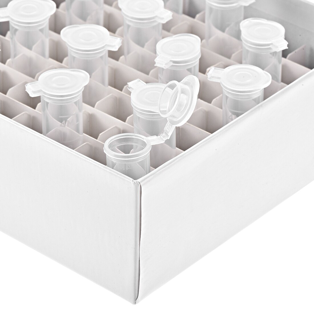 Freezer Tube Box 81 Places Waterproof for 1.5/1.8/2ml