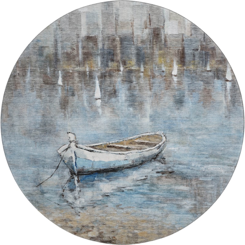 Premium Washable Super Soft Modern Lake Mayfield Rug