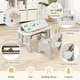 preview thumbnail 6 of 9, Costway Kids Drawing Table & Chair Set Graffiti Toddlers Art Activity - See Details