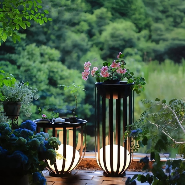 Free standing garden lamps cheap