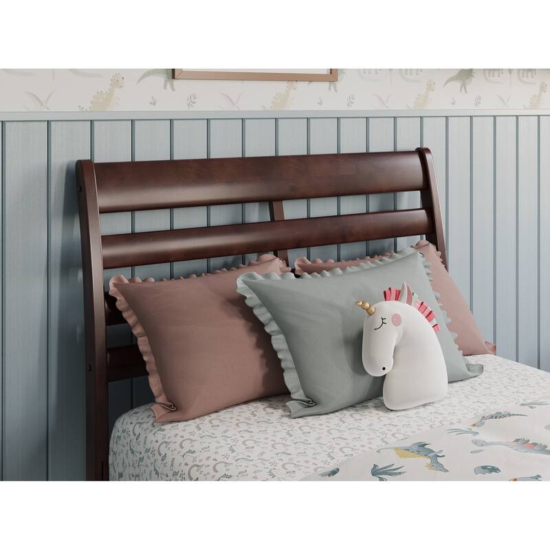 Emelie Platform Bed with Panel Footboard and Storage Drawers