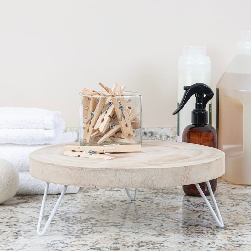 Decorative Paulownia Wood Pedestal