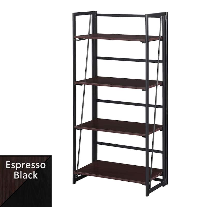 Convenience Concepts Xtra Folding 4 Tier Bookshelf
