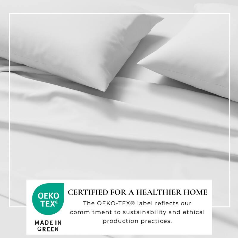 Linery & Co. Heathered Melange Cotton Jersey Knit Sheet Set