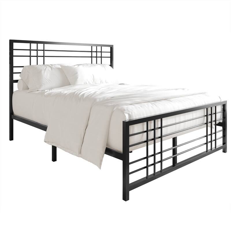 CraftPorch Simple Clean-lined Metal Bed