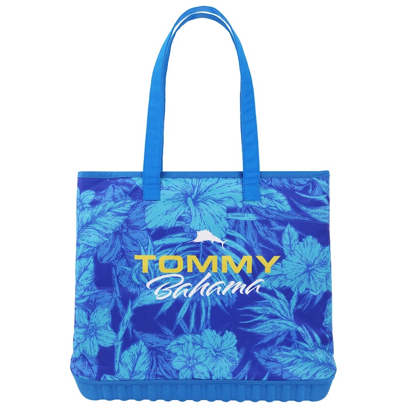 Tommy Bahama Water-Repellent Tote with Pouch - Tropical Floral Print