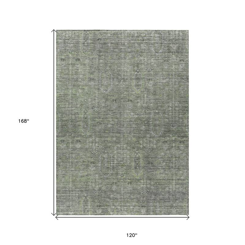 HomeRoots Southwestern Transitional Rectangle Outdoor Rug
