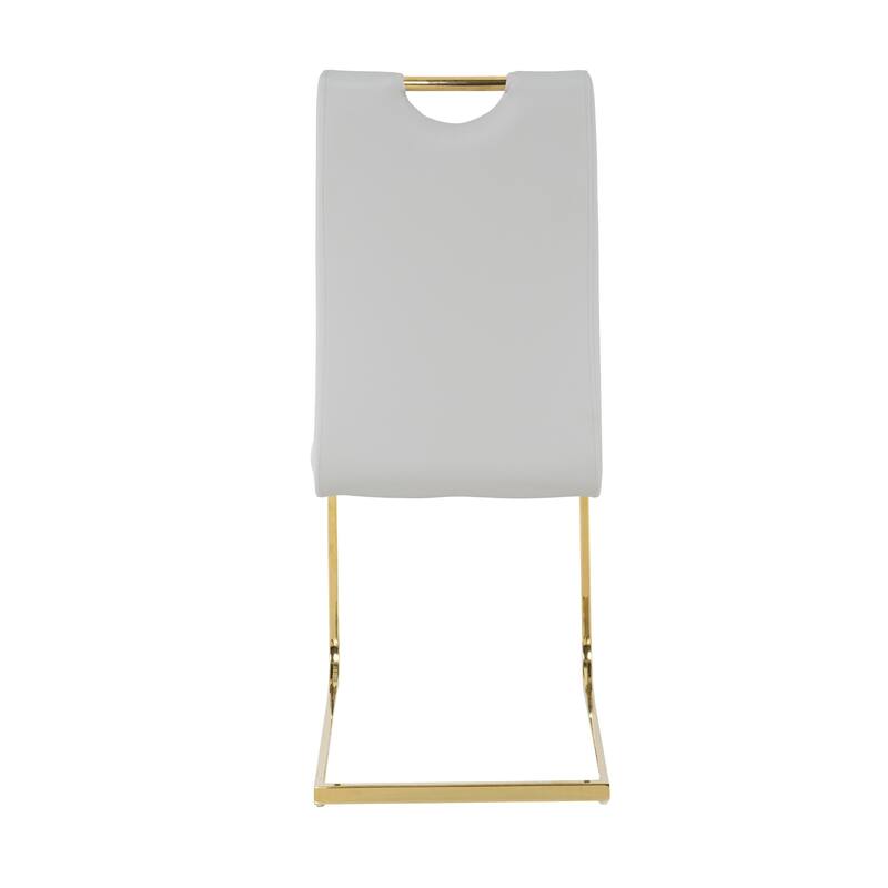 Modern Dining Chairs with Faux Leather Set of 4