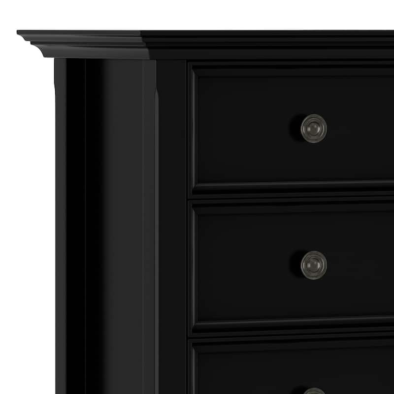 WYNDENHALL Halifax SOLID WOOD 37 inch Wide Transitional Medium Storage Cabinet - 37"w x 17"d x 36" h