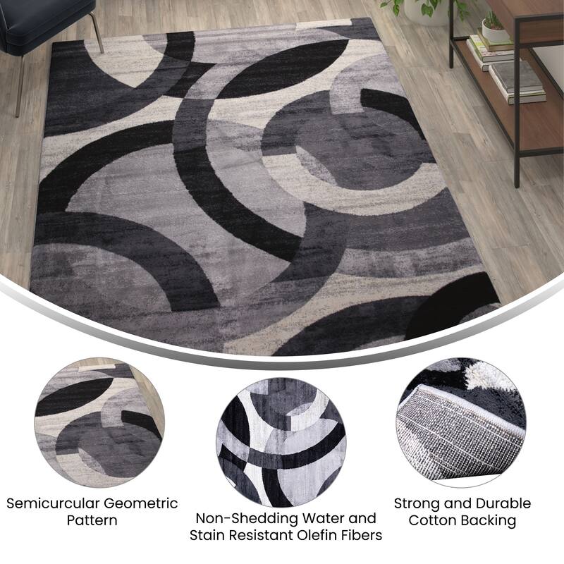 Modern Geometric Design Area Rug
