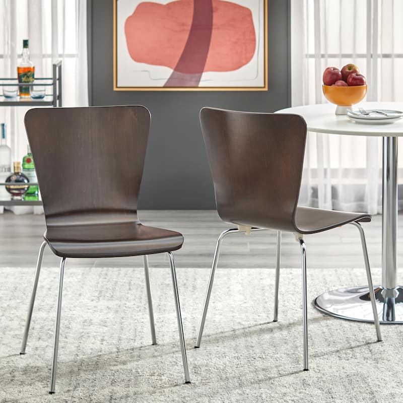 Porch & Den Erie Chairs (Set of 2) - Espresso