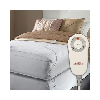 Sunbeam Comfy Toes Heated Foot Warming Mattress Pad Twin Full