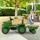 preview thumbnail 16 of 38, Gymax 2-in-1 Electric Toy Car 12V Kids Ride On Tractor w/ Trailer