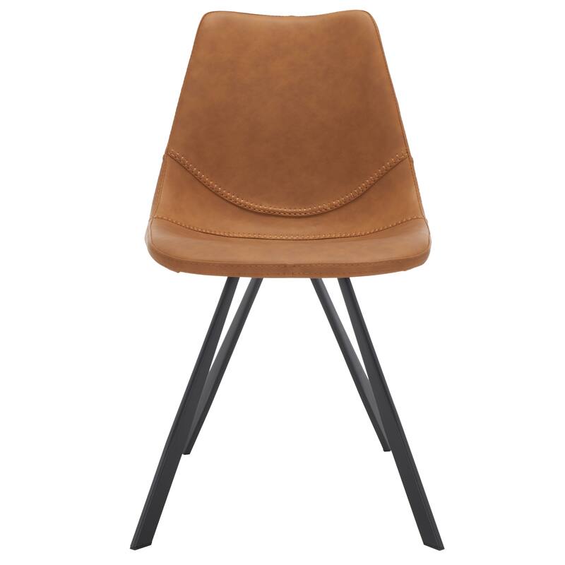 SAFAVIEH Fleeta Mid-Century Dining Chair (Set of 2) - 24 In. W x 19 In. D x 33 In. H - 24Wx19Dx33H