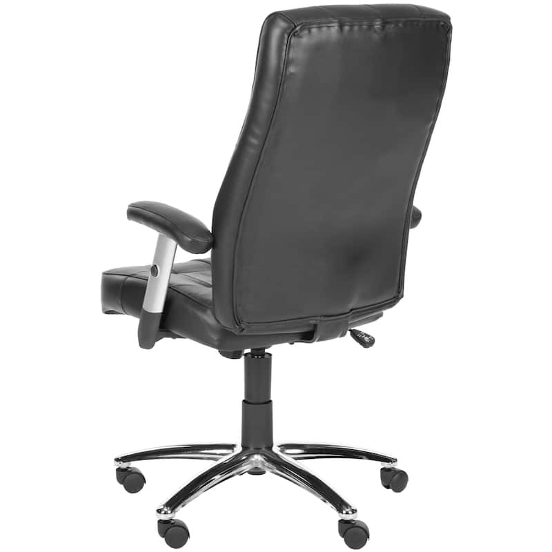 SAFAVIEH Drema Black Desk Chair - 24.4" x 27.8" x 43.3" - 24Wx28Dx43H
