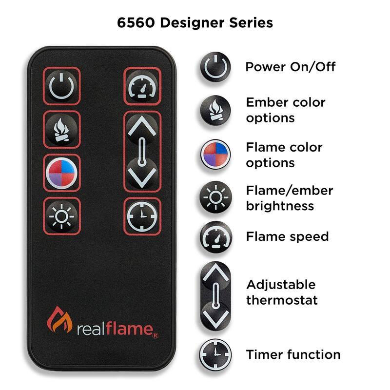 Real Flame 64" 3-Sided SMART Electric Fireplace Insert