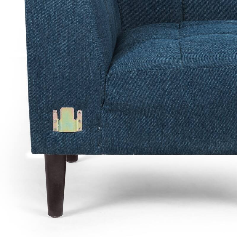 Clermont Mid-century Tufted Sectional Sofa by Christopher Knight Home - 114.00" L x 114.00" W x 30.75" H