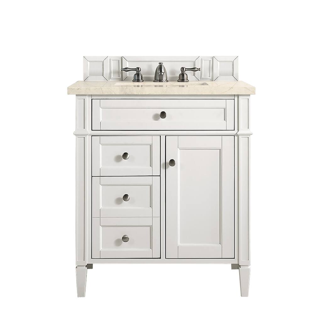 James Martin Vanities 655-V30-3EMR Brittany 30" Single Basin Poplar