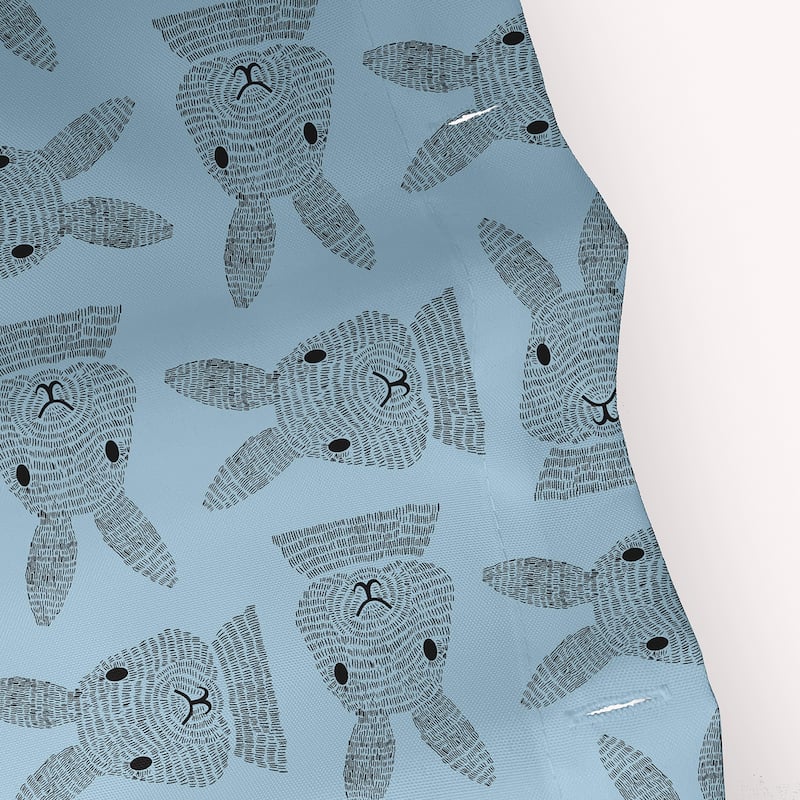 Criss Cross Bunnies Shower Curtain