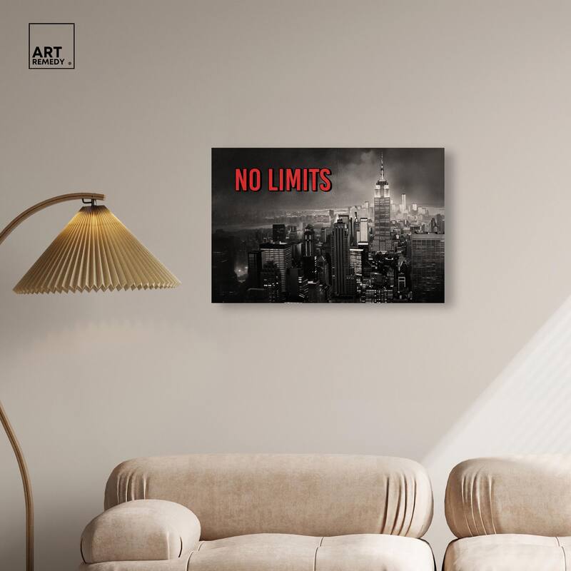 No Limits City Canvas by Art Remedy, Gallery Wrapped
