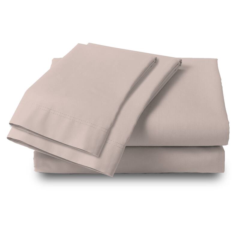 Color Sense 100% Cotton 300TC Ultra-Soft & Silky Wrinkle-Resistant Sheet Set