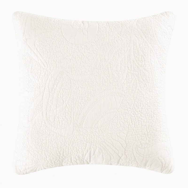 White Shell Matelasse Quilt or Sham Separates - Full