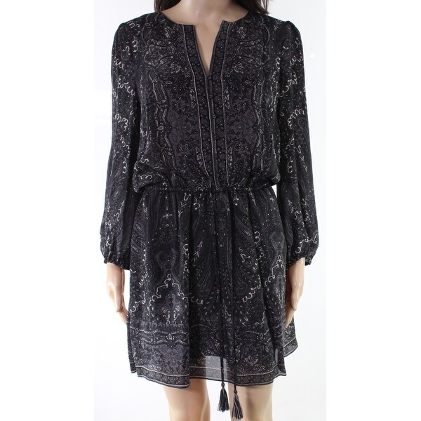 Shop Joie Black Womens Size Small S Silk Paisley Print ...
