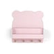 preview thumbnail 4 of 10, Brannan Bear Wall Shelf with 4 Hooks Pink