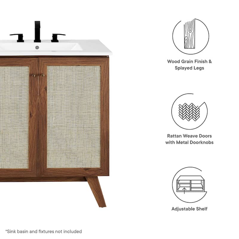 Soma 30" Bathroom Vanity Cabinet (Sink Basin Not Included)