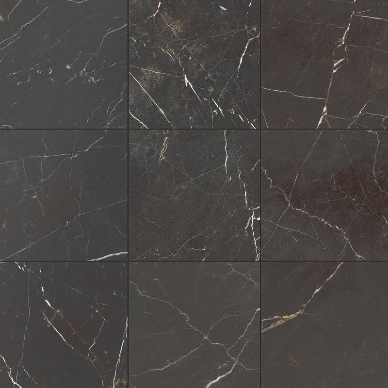 Merola Tile Reve Noir 11-3/4" x 11-3/4" Porcelain Floor and Wall Tile