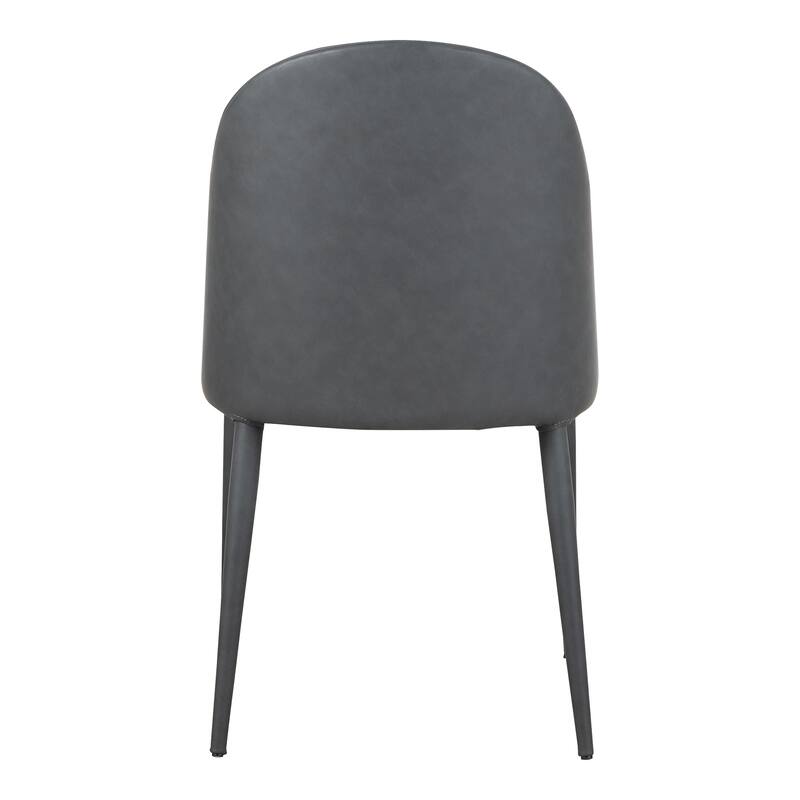 Aurelle Home Beau Modern Vegan Leather Parson Dining Chairs (Set of 2)