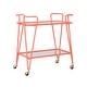preview thumbnail 8 of 58, Rosa Mid-Century 2-Teir Rolling Metal Bar Cart
