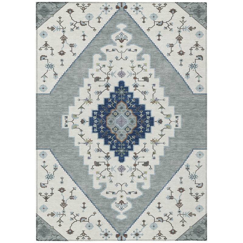 Machine Washable Indoor/ Outdoor Global Marrakesh Chantille Rug