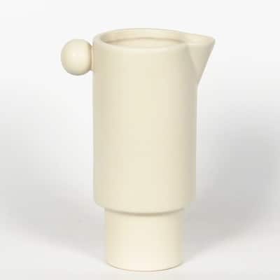 Cream Coloured Modern Vase