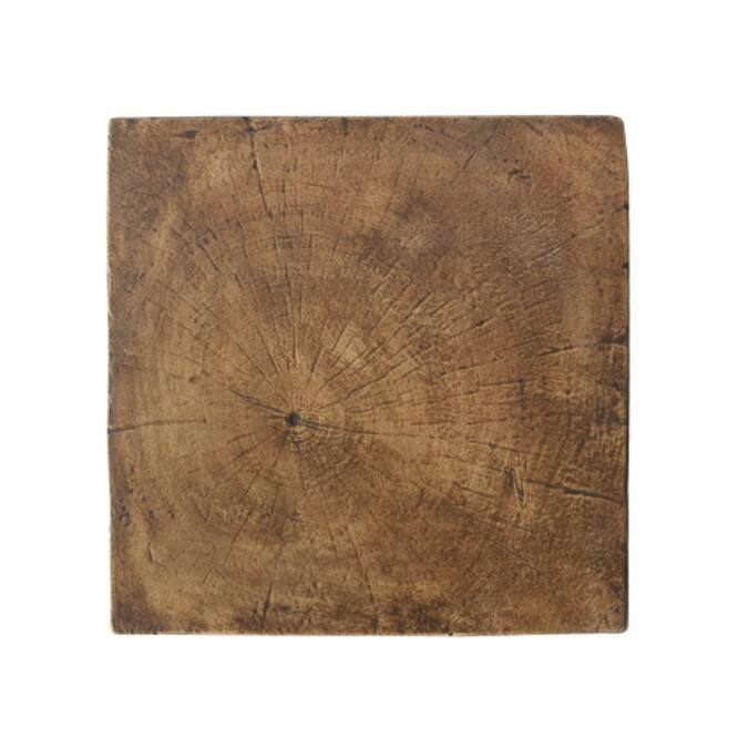18'' Modern Natural Hand-painted Side Table