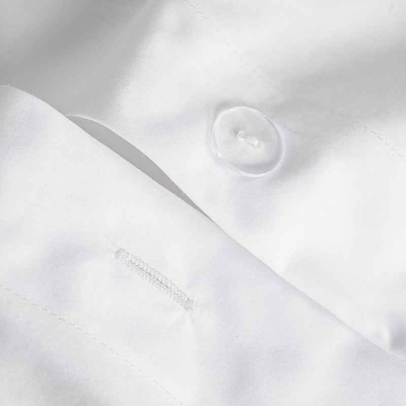 Wholelinens Cotton Sateen 500 TC Hotel Satin Stitch Duvet Cover Set