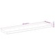 preview thumbnail 11 of 56, vidaXL Wall Shelf Natural Solid Acacia Wood Durable