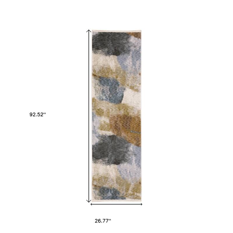 HomeRootsAbstract Modern Runner Area Rug