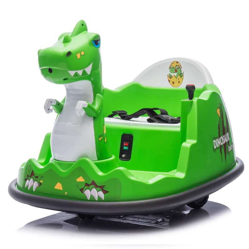 12V Kids Ride On Bumper Car W/Parents Control,360 Degree Rotation,Safety Anti-Collision Strip,For Kids 2-5.