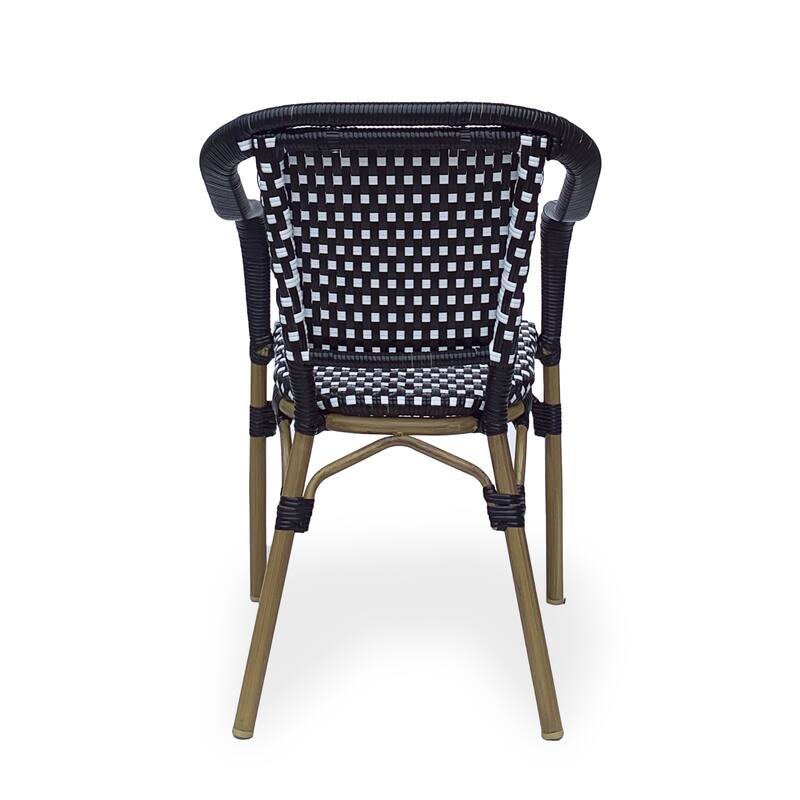 Cecil Outdoor French Cafe Chairs (Set of 4) by Christopher Knight Home