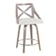 Option Cream Fabric/Light Grey Wood/Chrome