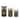 Punched Metal House Lantern (Set of 3)
