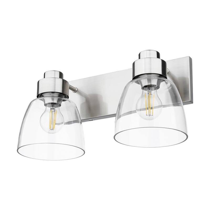 Golden Lighting 9314-BA2 CLR Remy 2 Light 17" Wide Vanity Light