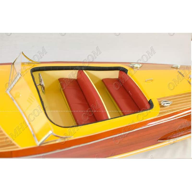 Chris Craft Riviera 1954 Painted Medium Speedboat Model