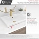 preview thumbnail 7 of 11, STYLISH 20 1/4 inch Rectangular Undermount Porcelain Bathroom Sink with two Overflow Finishes included - 20 1/4" x 16" x 6 1/4"