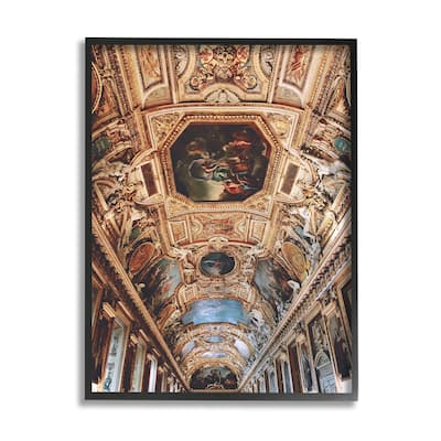 Stupell Sistine Chapel Photography Framed Giclee Art Design by Daphne Polselli